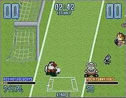 Pantallazo de Dolucky's A-League Soccer (Japonés) para Super Nintendo