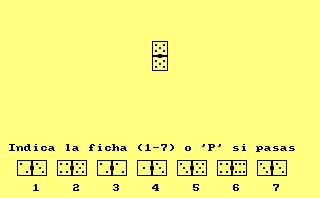 Pantallazo de Domino para Amstrad CPC