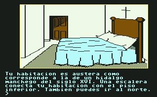 Pantallazo de Don Quijote para Commodore 64
