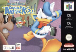 Caratula de Donald Duck Quack Attack para Nintendo 64