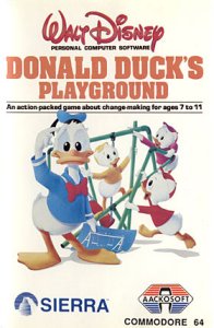 Caratula de Donald Duck para Commodore 64