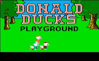 Pantallazo de Donald Duck's Playground para Amiga
