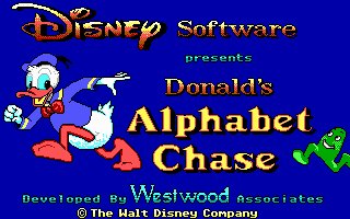 Pantallazo de Donald's Alphabet Chase para PC