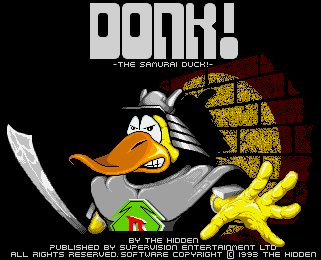 Pantallazo de Donk! - The Samurai Duck! para Amiga