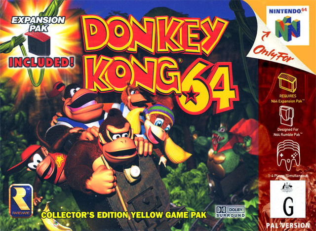 Caratula de Donkey Kong 64 para Nintendo 64
