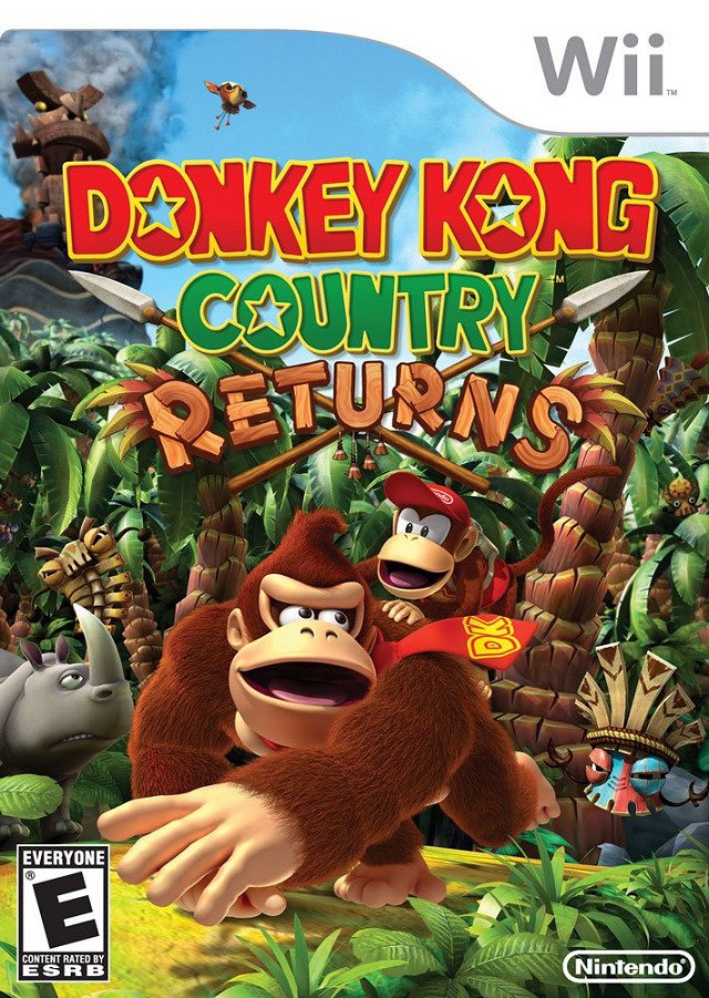 Caratula de Donkey Kong Country Returns para Wii