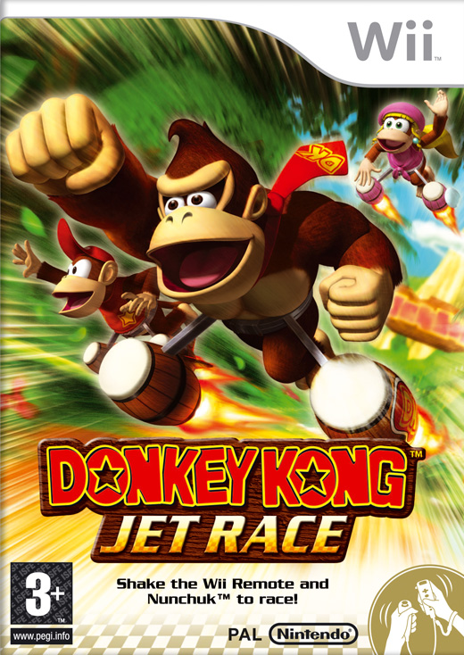 Caratula de Donkey Kong Jet Race para Wii