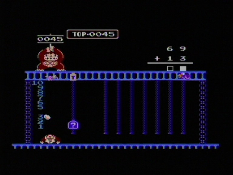 Pantallazo de Donkey Kong Jr.Math (Consola Virtual) para Wii