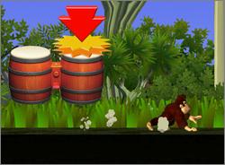 Pantallazo de Donkey Kong Jungle Beat with Bongos para GameCube