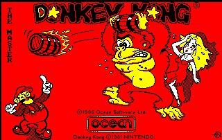 Pantallazo de Donkey Kong para Amstrad CPC
