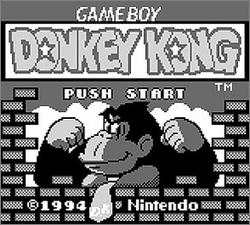 Pantallazo de Donkey Kong para Game Boy