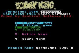 Pantallazo de Donkey Kong para MSX