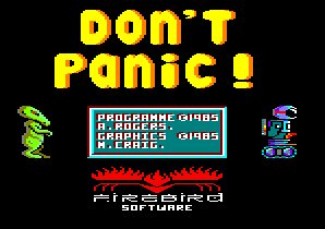 Pantallazo de Don't Panic para Amstrad CPC