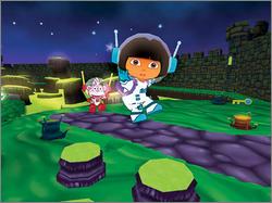 Pantallazo de Dora the Explorer: Journey to the Purple Planet para GameCube