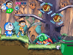 Pantallazo de Doraemon: Nobita to Midori no Kyojinden (Japonés) para Nintendo DS