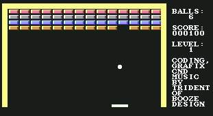 Pantallazo de Double Breakout para Commodore 64