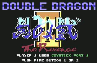 Pantallazo de Double Dragon II: The Revenge para Commodore 64