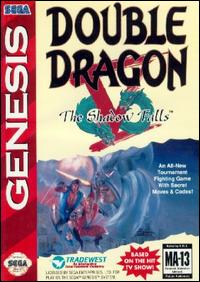 Caratula de Double Dragon V: The Shadow Falls para Sega Megadrive