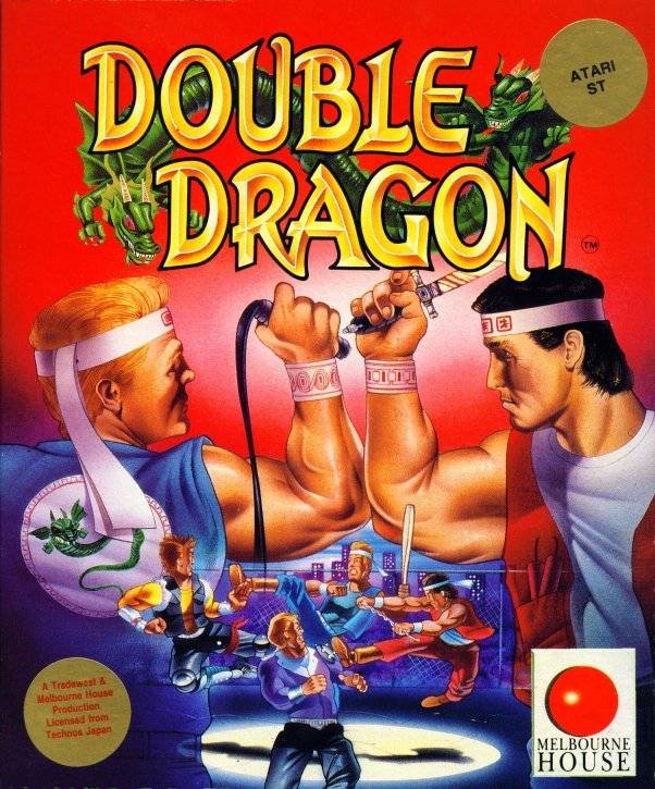 Caratula de Double Dragon para Atari ST