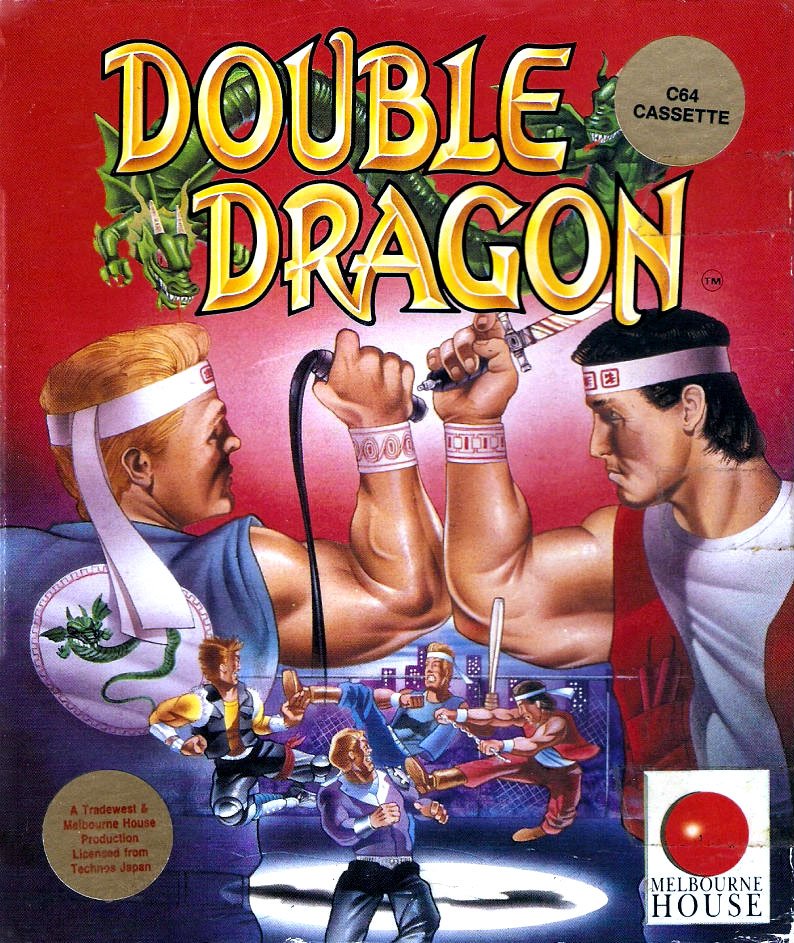 Caratula de Double Dragon para Commodore 64