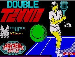 Pantallazo de Double Tennis para Spectrum