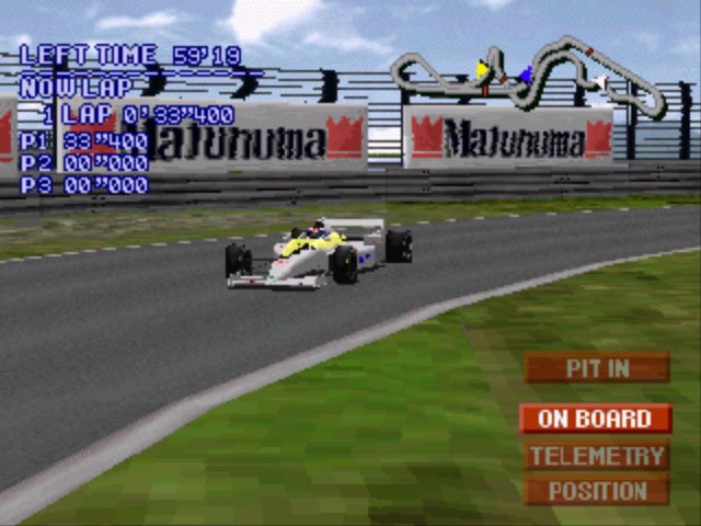 Pantallazo de Doumu no Yabou: F1 GP Nippon no Chousen para PlayStation