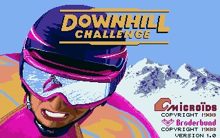 Pantallazo de Downhill Challenge para Amiga