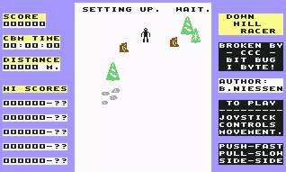 Pantallazo de Downhill Racer 64 para Commodore 64