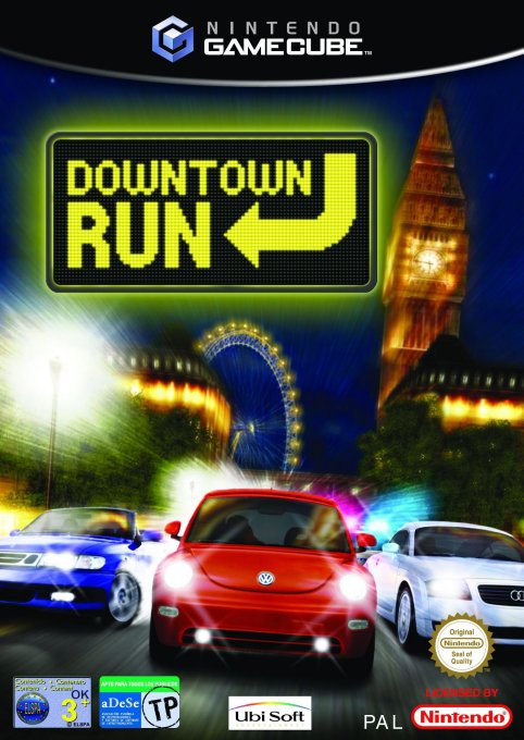 Caratula de Downtown Run para GameCube