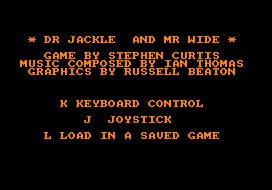 Pantallazo de Dr Jackle And Mr Wide para Amstrad CPC