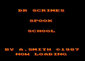 Pantallazo de Dr Scrimes Spook School para Amstrad CPC