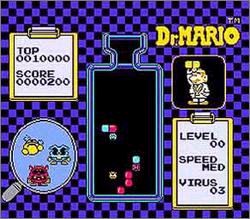 Pantallazo de Dr. Mario para Nintendo (NES)