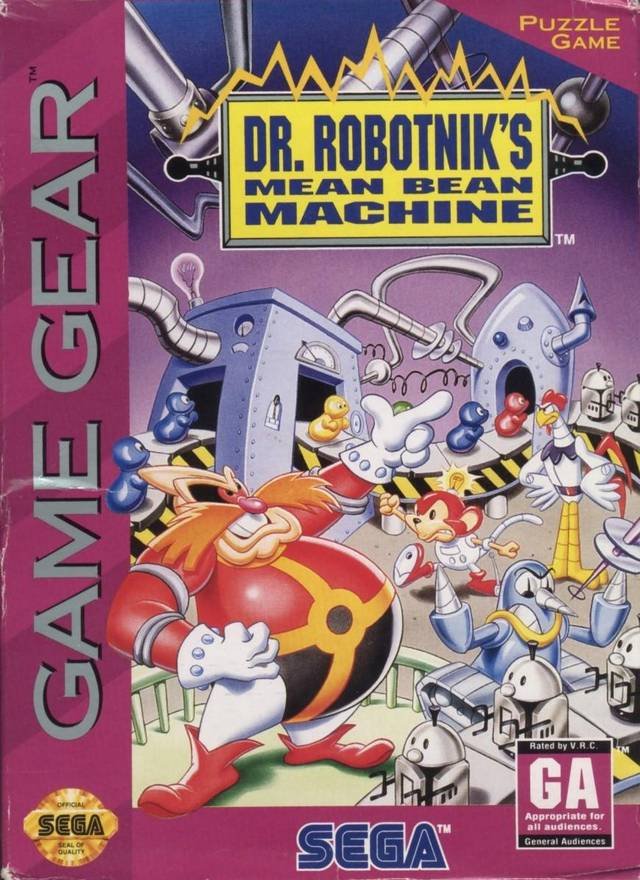 Caratula de Dr. Robotnik's Mean Bean Machine para Gamegear