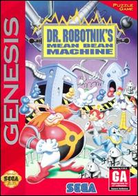 Caratula de Dr. Robotnik's Mean Bean Machine para Sega Megadrive