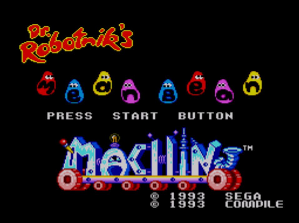 Pantallazo de Dr. Robotnik's Mean Bean Machine para Sega Master System