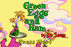 Pantallazo de Dr. Seuss - Green Eggs and Ham para Game Boy Advance