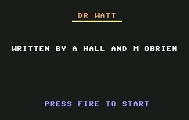 Pantallazo de Dr. Watt para Commodore 64