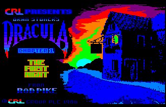 Pantallazo de Dracula para Amstrad CPC