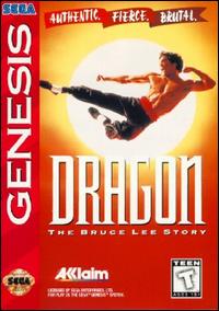 Caratula de Dragon: The Bruce Lee Story para Sega Megadrive