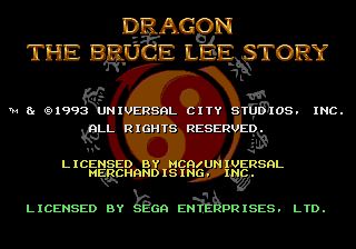 Pantallazo de Dragon: The Bruce Lee Story para Sega Megadrive
