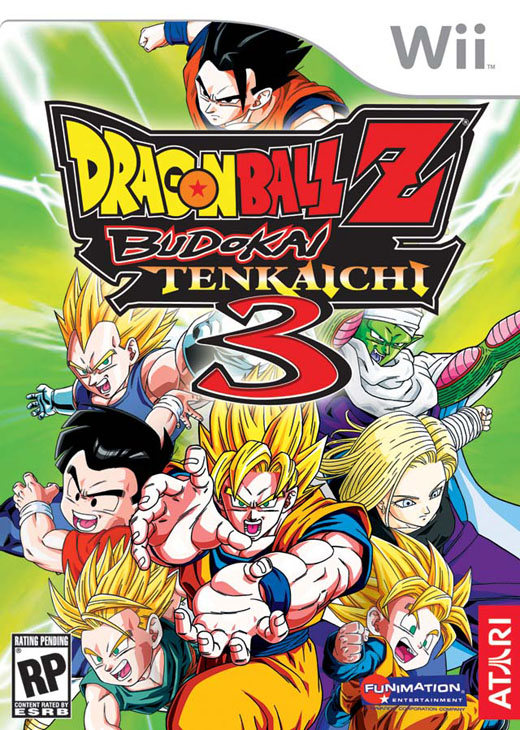 Caratula de Dragon Ball Z: Budokai Tenkaichi 3 para Wii