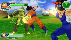 Pantallazo de Dragon Ball Z: Tenkaichi Tag Team para PSP