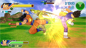 Pantallazo de Dragon Ball Z: Tenkaichi Tag Team para PSP