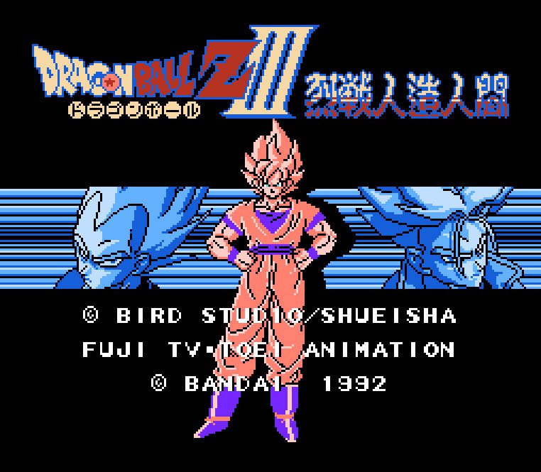 Pantallazo de Dragon Ball Z III: Ressen Jinzou Ningen para Nintendo (NES)