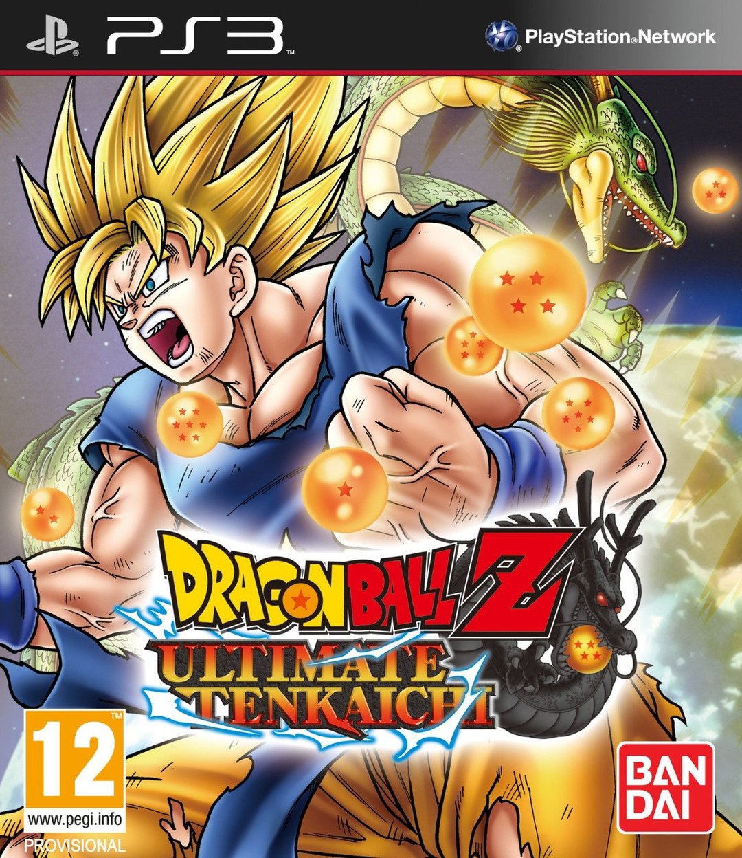 Caratula de Dragon Ball Z Ultimate Tenkaichi para PlayStation 3