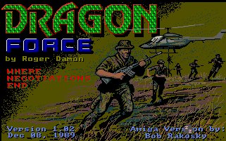 Pantallazo de Dragon Force para Amiga