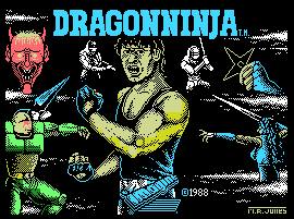 Pantallazo de Dragon Ninja para MSX