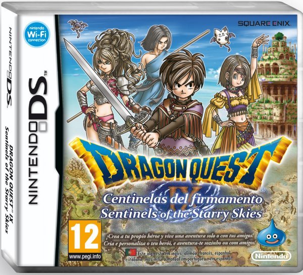 Caratula de Dragon Quest IX: Centinelas del Firmamento para Nintendo DS