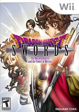 Caratula de Dragon Quest Swords: La Reina enmascarada y la Torre de los Espejos para Wii