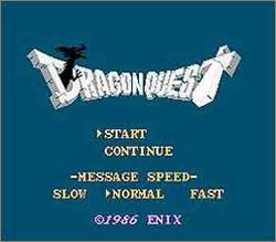 Pantallazo de Dragon Quest para Nintendo (NES)